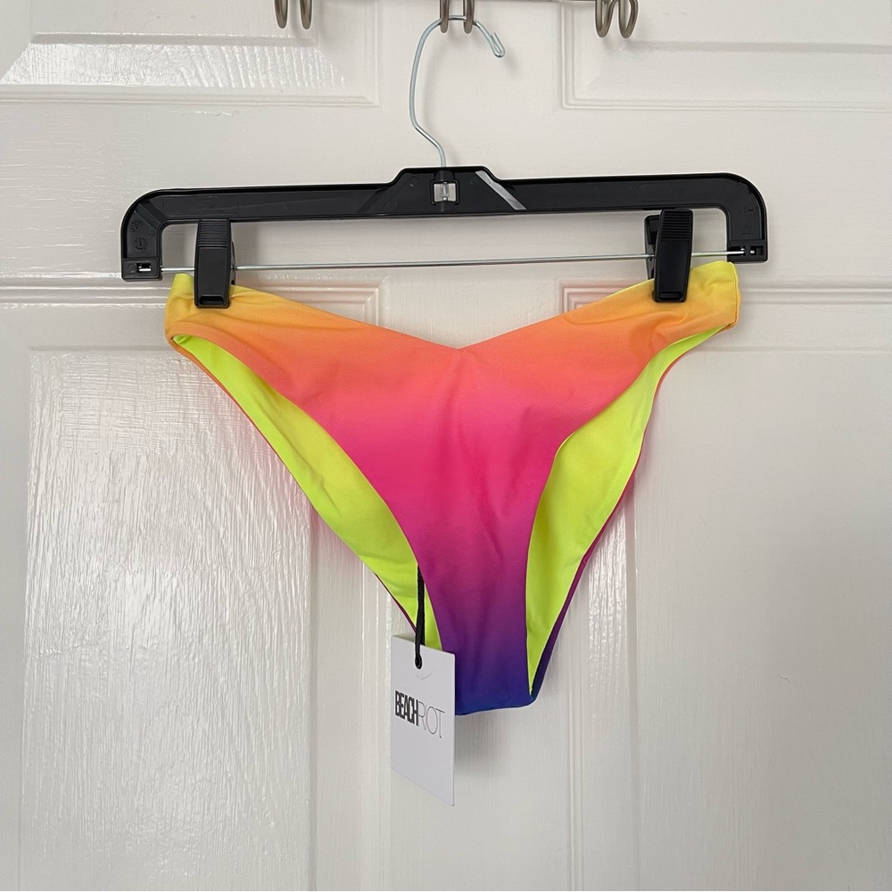 NEW Beach Riot Hyper Ocean Sunset Bikini Set - Picture 10 of 14